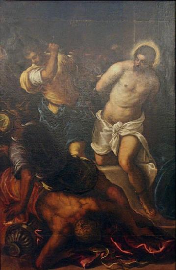 Domenico Tintoretto The Flagellation oil painting image